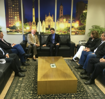 Em encontro com prefeito, dirigentes da CIC destacaram disposição para trabalhar em parcerias - Foto: Marta Guerra Sfreddo/CIC