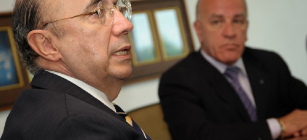 Henrique Meirelles é recebido na CIC pelo presidente, Milton Corlatti - Foto: Julio Soares/Objetiva