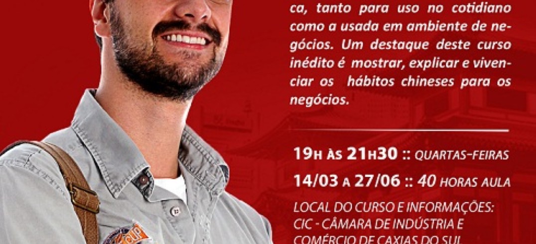 Além das habilidades de fala, escuta, escrita e gramática do idioma, as aulas objetivam as negociações internacionais.