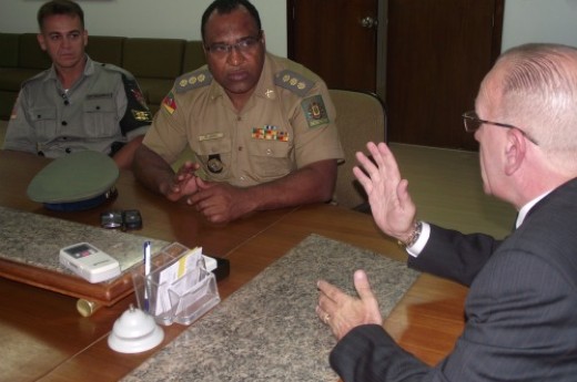 Presidente da CIC e vices conversaram com Nicomedes Barros. Foto divulgação CIC.
