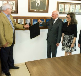 Foto de Carlos Heinen é inaugurada na Galeria de Ex-presidentes da CIC - Foto: Julio Soares/