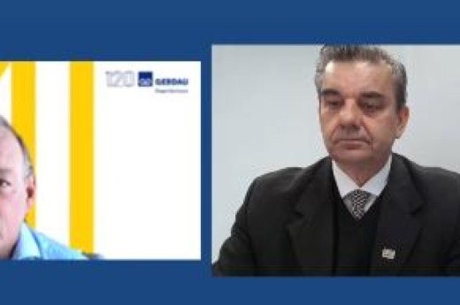 Vice-presidente Executivo do Conselho de Administração da Gerdau foi o palestrante da reunião-almoço virtual - Foto: Reprodução YouTube