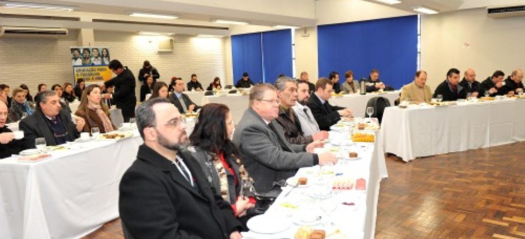 Diretores da CIC presentes ao evento de lançamento da campanha - Foto: Andréia Copini
