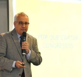 Juarez Carvalho Filho palestrou na CIC sobre mercado de eventos corporativos e congressos técnicos e científicos - Foto: Maiara Herter/Objetiva