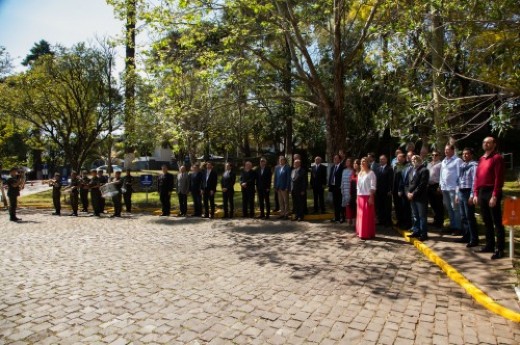 Cerimônia na CIC em homenagem à Semana da Pátria contou com dirigentes da entidade e autoridades - Foto: Antonio Valiente