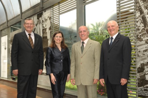 Carlos Heinen, Fúlvia Stedile Angeli Gazola, Milton Corlatti e Nelson Sbabo - Foto Julio Soares/Objetiva