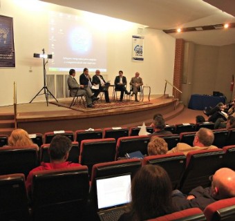 Alceu Barbosa Velho, Assis Melo, Luís Fernando Possamai, Marcos Daneluz e Milton Corlatti participaram do CIC Debate Fórum Político