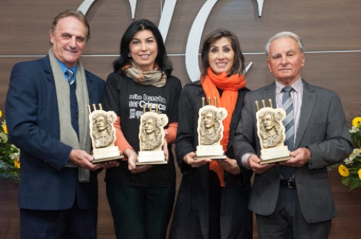 Maria Santa, Pioner Joalheria e Ótica, Fedrizzi Seguros e Associação Criança Feliz foram as agraciadas em reunião-almoço festiva - Foto: Julio Soares