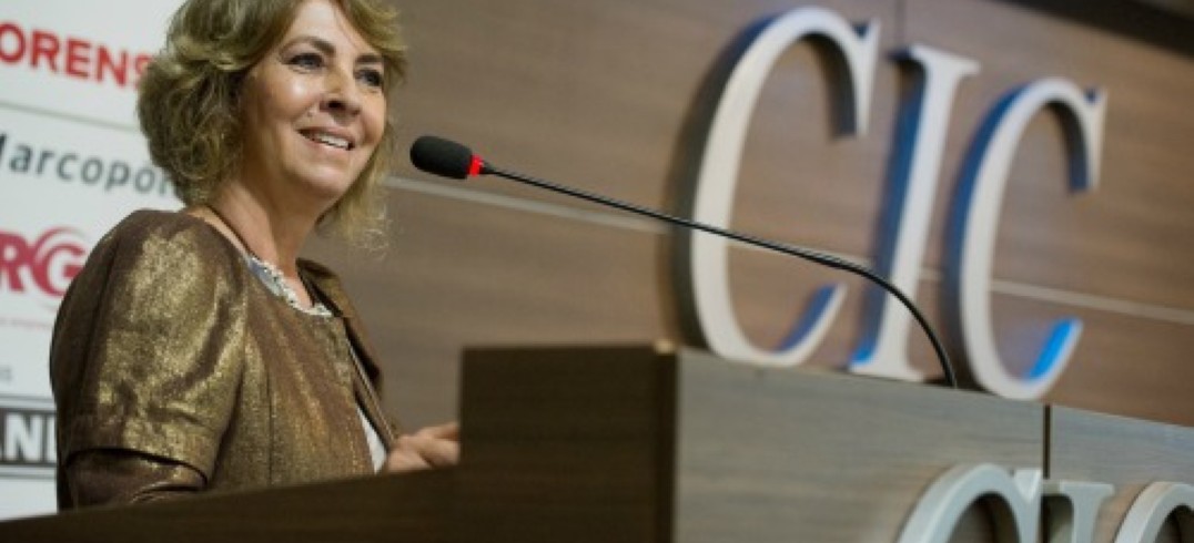 Yêda Fernal, dirigente da Federaminas, palestrou na reunião-almoço da CIC alusiva ao Dia Internacional da Mulher - Foto: Julio Soares/Objetiva