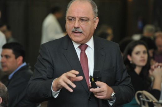 Ministro do Gabinete de Segurança Institucional do Brasil palestrou na reunião-almoço da semana - Foto: Julio Soares/Objetiva