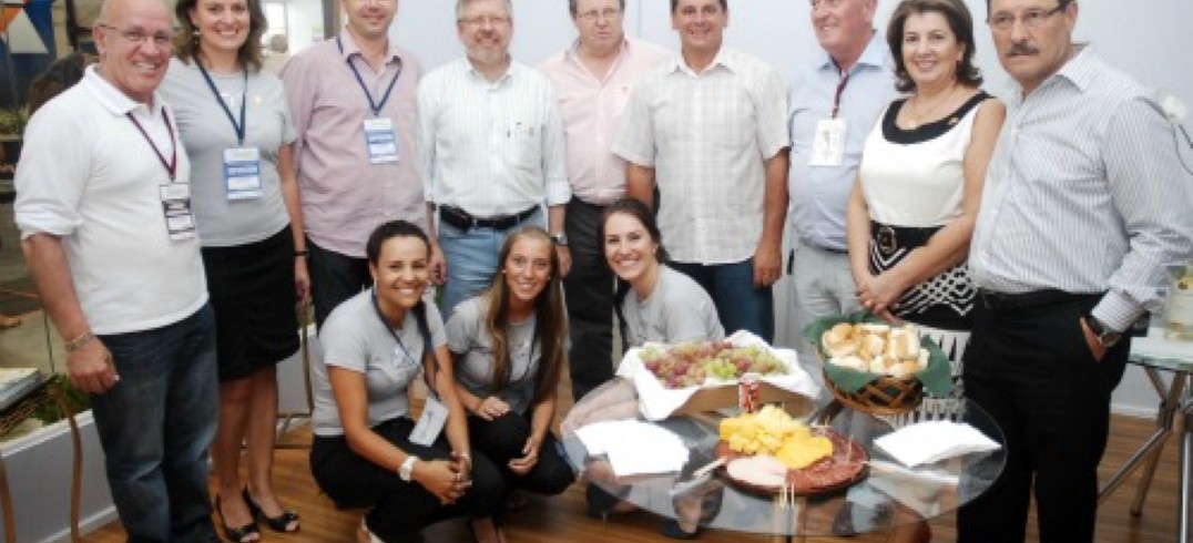 Marco Maia foi recebido por dirigentes e colaboradores da entidade - Foto:  Cristofer Giacomet