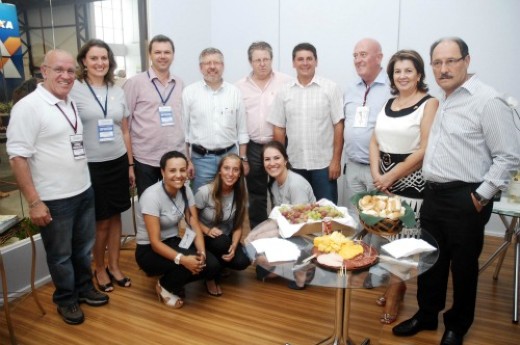 Marco Maia foi recebido por dirigentes e colaboradores da entidade - Foto:  Cristofer Giacomet
