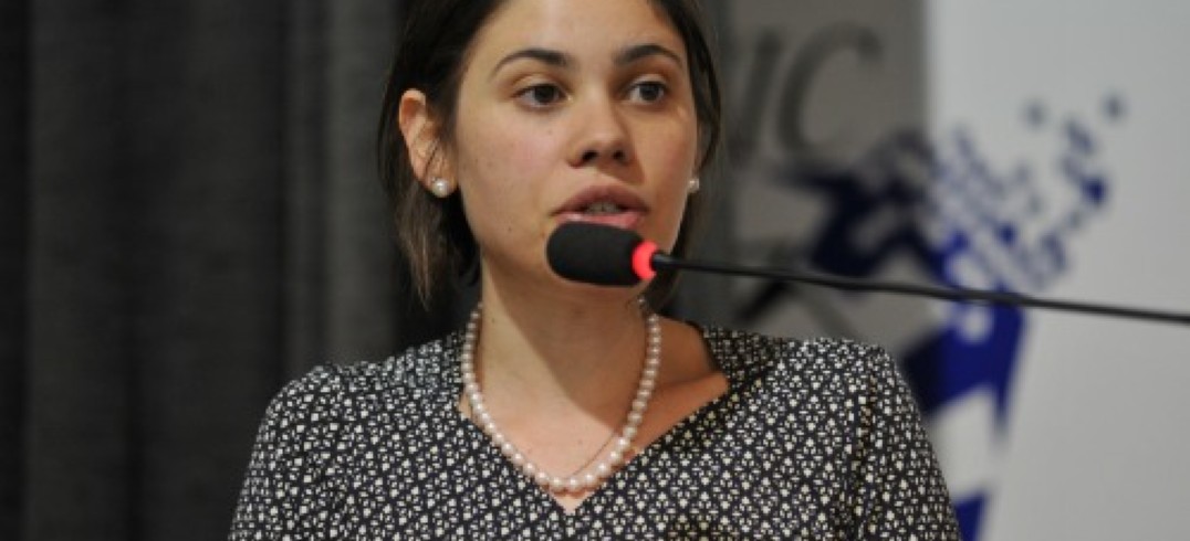 Fabiana D’Atri, do Bradesco, palestrou nessa quarta-feira (20), na CIC - Foto: Julio Soares/Objetiva