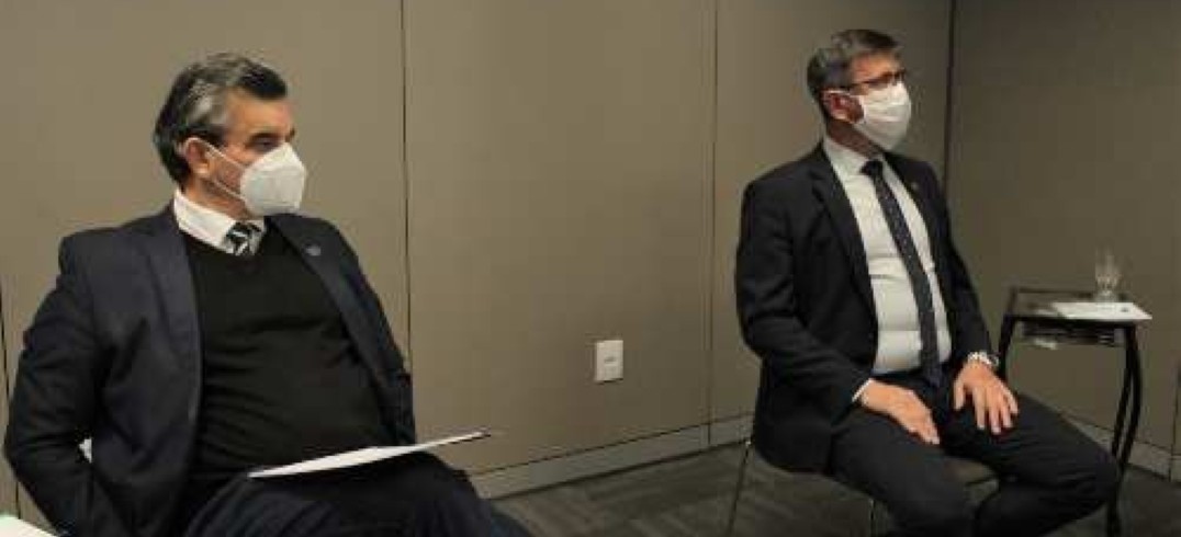 Alfonso Willenbring Júnior, a direita, falou sobre etapas do trabalho que vai avaliar e propor soluções - Foto: Karine Zanardi dos Santos/CIC