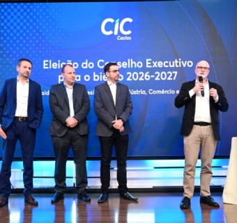 Rezler discursa após anúncio do resultado da eleição - Foto: Ícaro de Campos