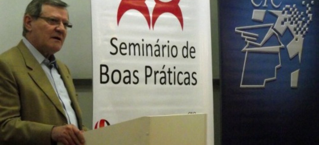 O presidente da CIC palestrou no 15º Seminário de Boas Práticas.