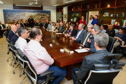 Ivanir Gasparin esteve na reunião de posse dos membros do primeiro escalão do governo de Caxias do Sul - Foto: João Pedro Bressan