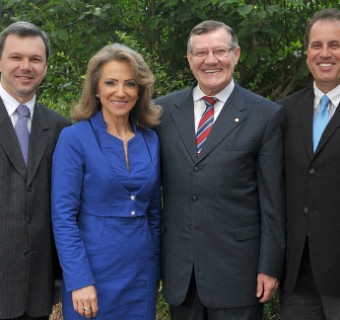 Celestino Loro, Analice Carrer, Carlos Heinen e Reomar Slaviero - Foto: Marina Granzotto