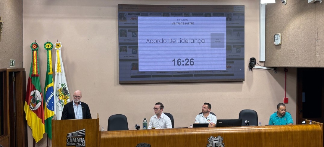 Ubiratã Rezler manifestou disposição da entidade em congregar esforços pelo desenvolvimento de Caxias e Região - Fotos: Denise Suzin Borges/CIC Caxias