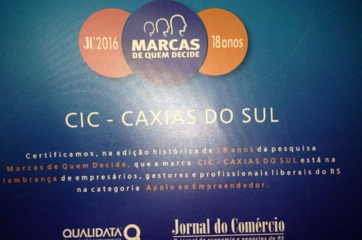 CIC entre as cinco mais lembradas entidades de classe na categoria "Apoio ao Empreendedor - Foto: Divulgação