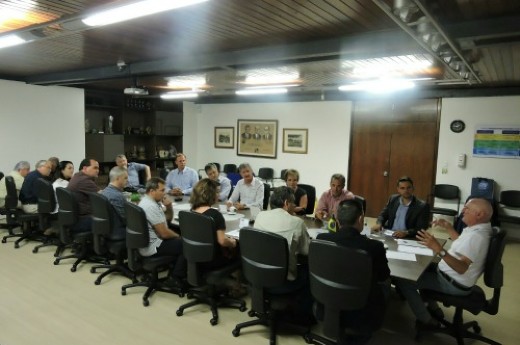 Joaquim Viana Cardinal foi recebido por lideranças empresariais na tarde desta quinta-feira (2) - Foto: Francine Spiller