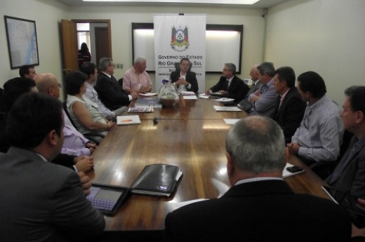 Audiência com titular da Secretaria de Infraestrutura e Logística ocorreu nesta quarta-feira (7), em Porto Alegre - Foto: Divulgação/CIC