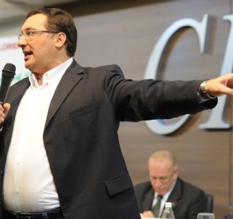 Ricardo Piovan falou sobre qualidade de vida na reunião-almoço da CIC - Foto: Julio Soares