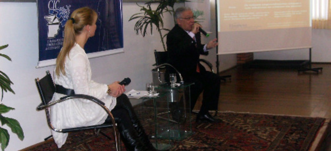 Luis Felipe Tavares falou, na CIC, da estrutura e da proposta do empreendimento. Foto Isadora Bittencourt.