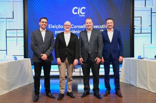 Da esquerda para a direita, Oliver Viezzer, Ubiratã Rezler, Marcos Victorazzi e André Zuco - Foto: Ícaro de Campos