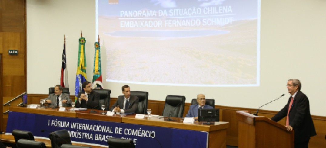 CIC presente em encontro com o embaixador do Chile no Brasil, Fernando Schmidt Ariztía - Foto: Dudu Leal/Fiergs