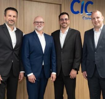 Com Rezler, estão nas vice-presidências os empresários Oliver Chies Viezzer, Marcos André Victorazzi e André Renato Zuco - Fotos: Júlio Soares