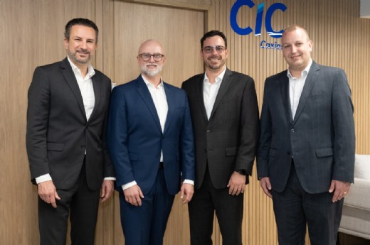 Com Rezler, estão nas vice-presidências os empresários Oliver Chies Viezzer, Marcos André Victorazzi e André Renato Zuco - Fotos: Júlio Soares