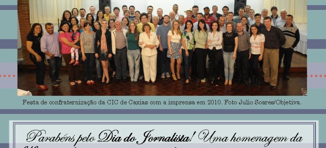 07 de abril, Dia do Jornalista.