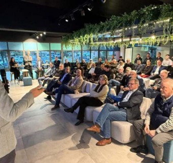 Comitiva foi recebida por lideranças da CIC Caxias para troca de experiências - Foto: Rogério Pizzolatto