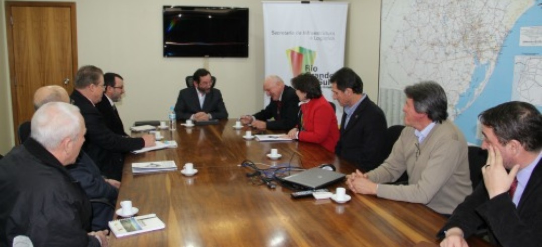 Representantes da CIC estiveram em audiência na Seinfra/RS, em Porto Alegre - Foto: Tafael Medeiros