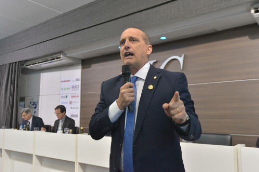 Ministro-chefe da Casa Civil apresentou ações do governo Bolsonaro em reunião-almoço extraordinária nesta sexta-feira (27) - Foto: Gilmar Gomes