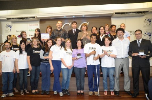 Projetos de Caxias do Sul, Nova Prata e Bento Gonçalves foram reconhecidos em reunião-almoço na CIC. Foto Julio Soares/Objetiva