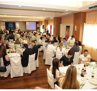 Reunião-almoço desta segunda-feira teve tema na área motivacional   - Crédito: Julio Soares/Objetiva