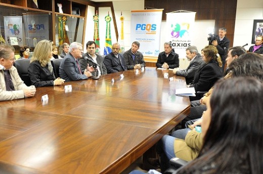 Assinatura do Termo de Adesão ocorreu na manhã desta quarta-feira - Foto: Andréia Copini/Prefeitura de Caxias do Sul