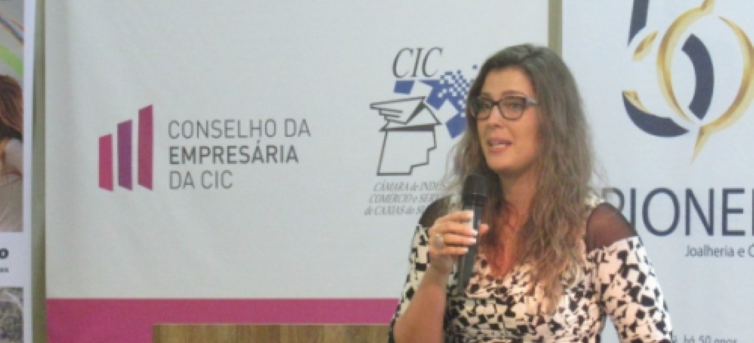 A engenheira Giovana Ulian foi a convidada do mês de setembro - Foto: Candice Giazzon/CIC