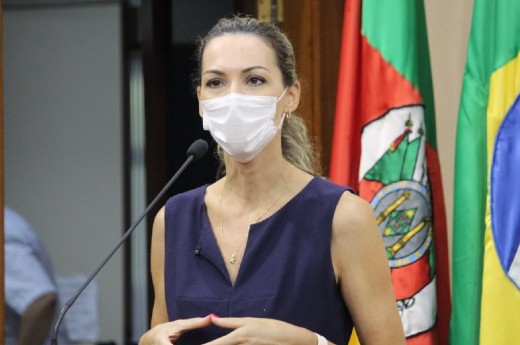 Daniele Meneguzzi é a convidada da próxima reunião-almoço /  Foto: Letícia Kreling - Divulgação Câmara de Vereadores