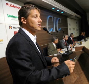 Na CIC, o presidente da Brado Logística, José Luis Demeterco Neto, apresentou modal como estratégia econômica e social