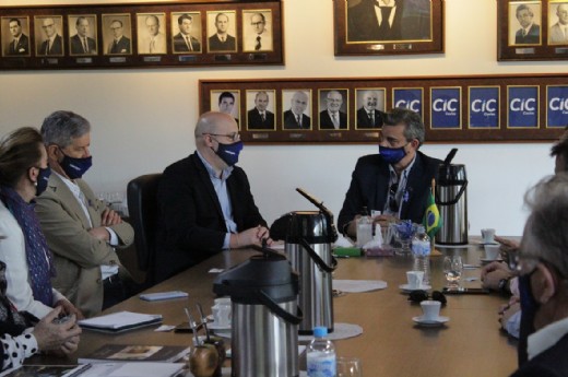 Secretário estadual dialogou com o empresariado caxiense - Foto: Karine Zanardi dos Santos/CIC