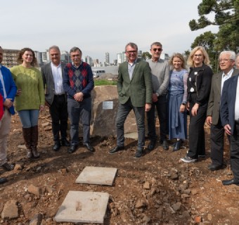 Solenidade de início das obras do Monumento aos 150 anos da Imigração Italina no RS
