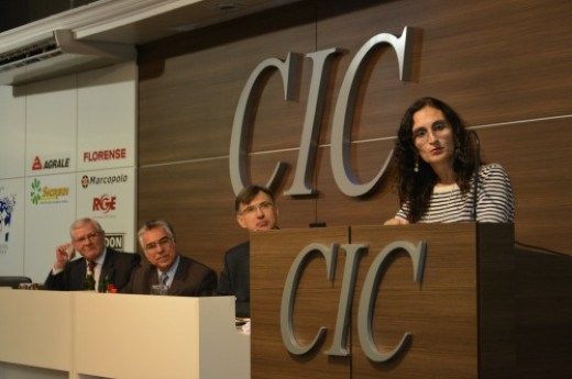 Daniela Kraemer falou na CIC sobre o tema "comunicar para lucrar" - Foto: Gilmar Gomes