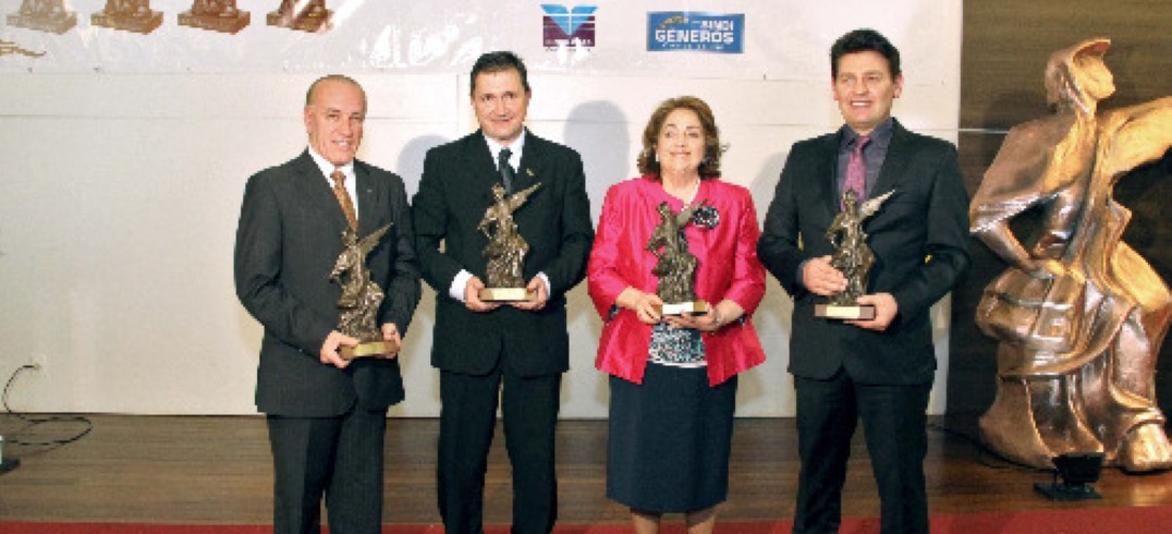 Milton Corlatti foi homenageado na categoria Reconhecimento Público. Foto Alencar Turella/Divulgação Sindilojas.