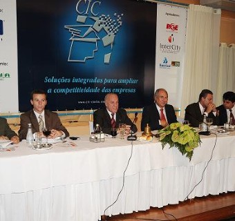 Secretário estadual José Heitor Gularte participou da reunião-almoço desta segunda-feira Crédito: Julio Soares/Objetiva