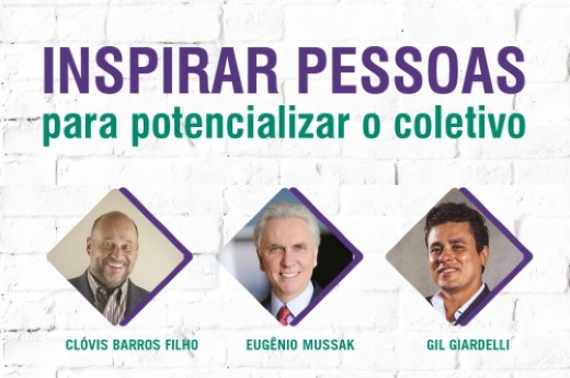 Entre os palestrantes da edição 2018 estão Clóvis de Barros Filho, Eugenio Mussak e Gil Giardelli