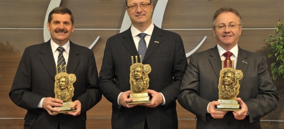 Jaime Andreazza, Augusto Giogo Letti e Gelson Dalberto receberam da CIC o Troféu Ítalo Victor Bersani - Foto: Julio Soares/Objetiva