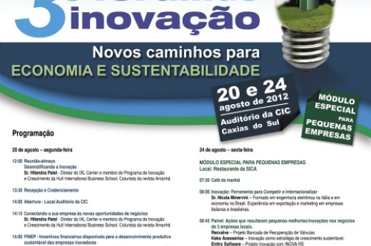 Novos caminhos para economia e sustentabilidade é a temática do evento, que ocorre nos dias 20 e 24, na entidade
